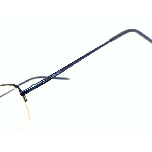 Giorgio Armani Titanium GA 173 VL1 Blue EYEGLASSES FRAMES Half Rimless 49 [] 19 - Picture 4 of 12